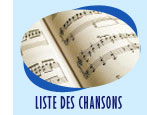 Liste des chansons