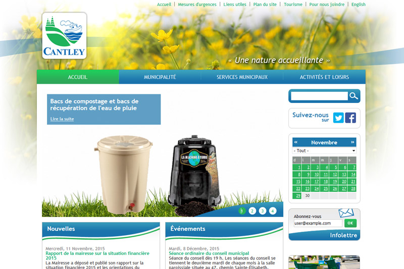 Ville de Cantley - Accessibilité Web