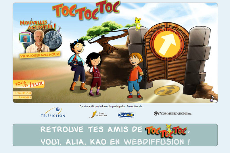 Toc Toc Toc - Site de jeux