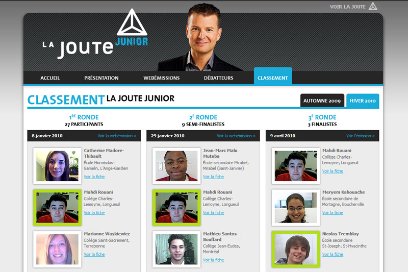 La joute junior